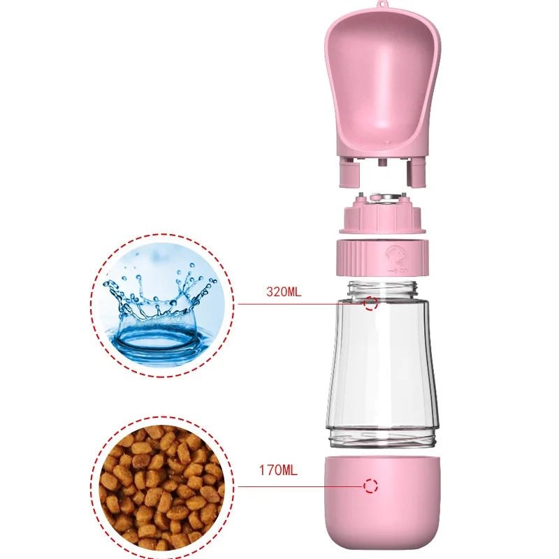 2-IN-1 PORTABLE DOG CAT WATER BOTTLE