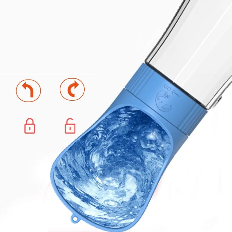 2-IN-1 PORTABLE DOG CAT WATER BOTTLE