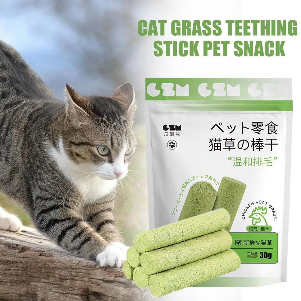 CAT GRASS TEETHING STICK