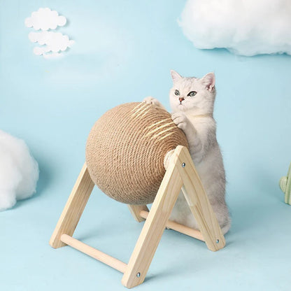 CAT SCRATCHING BALL TOY